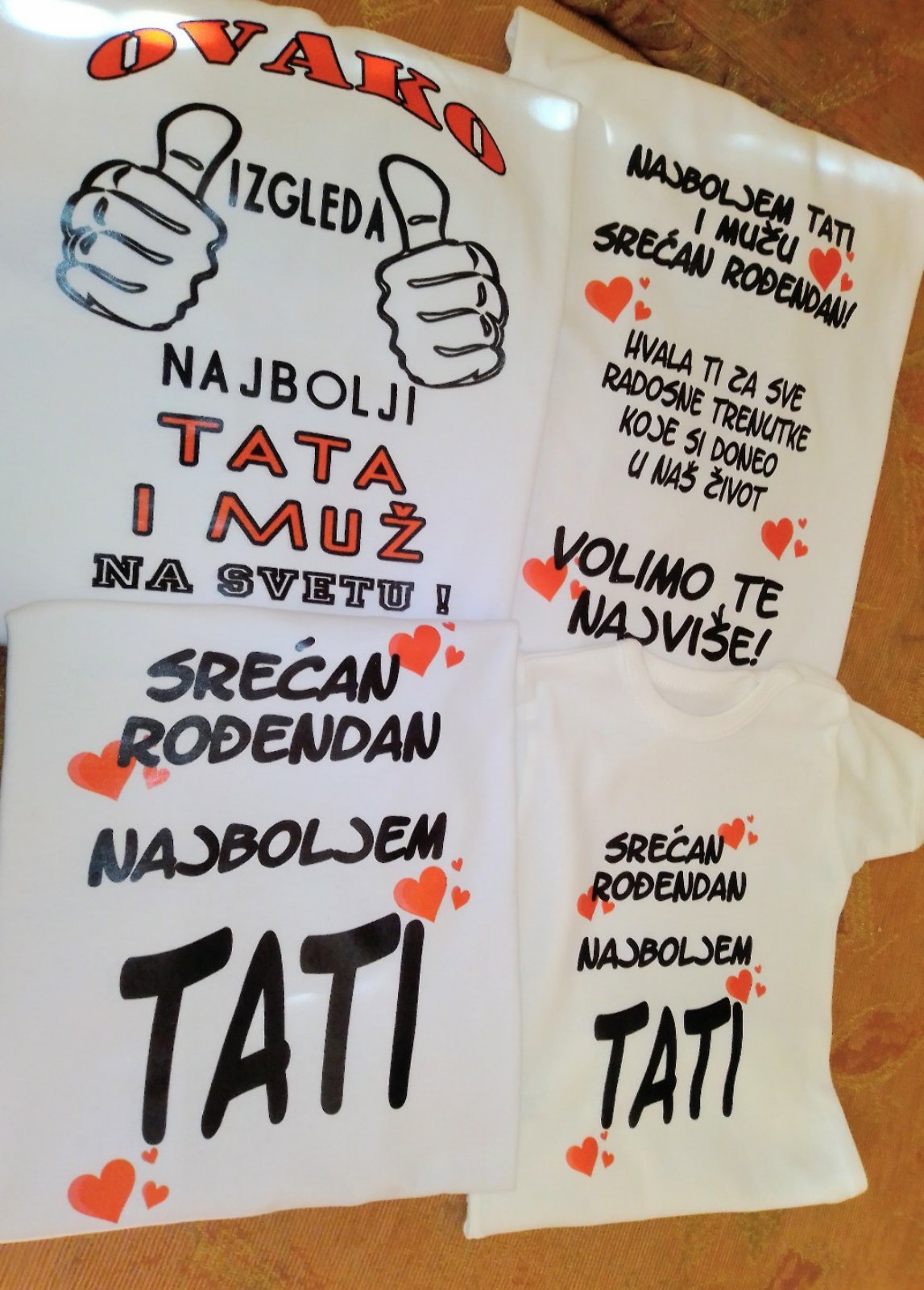 Majice sa stampom natpisom slikom/Porodicni komplet/tati za rodjendan komplet 1.jpg